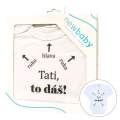 Body s potiskem New Baby Tati, to d! - drkov balen