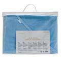 Dtsk luxusn frot osuka s kapuc New Baby Comfortably 100x100 cm blue